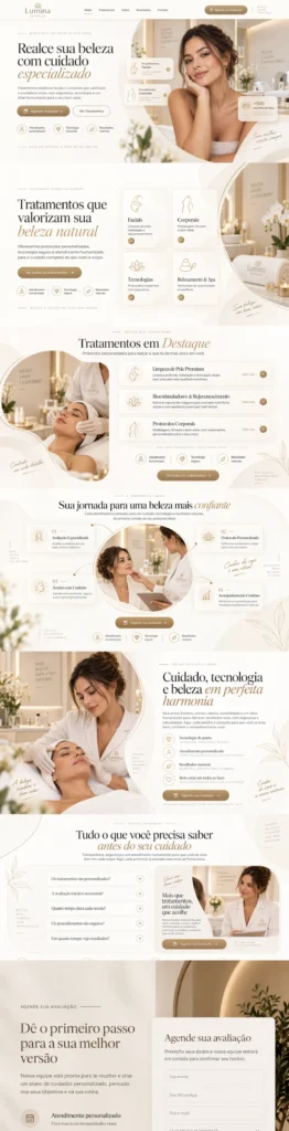 Landing Page - Clínica de Estética V1