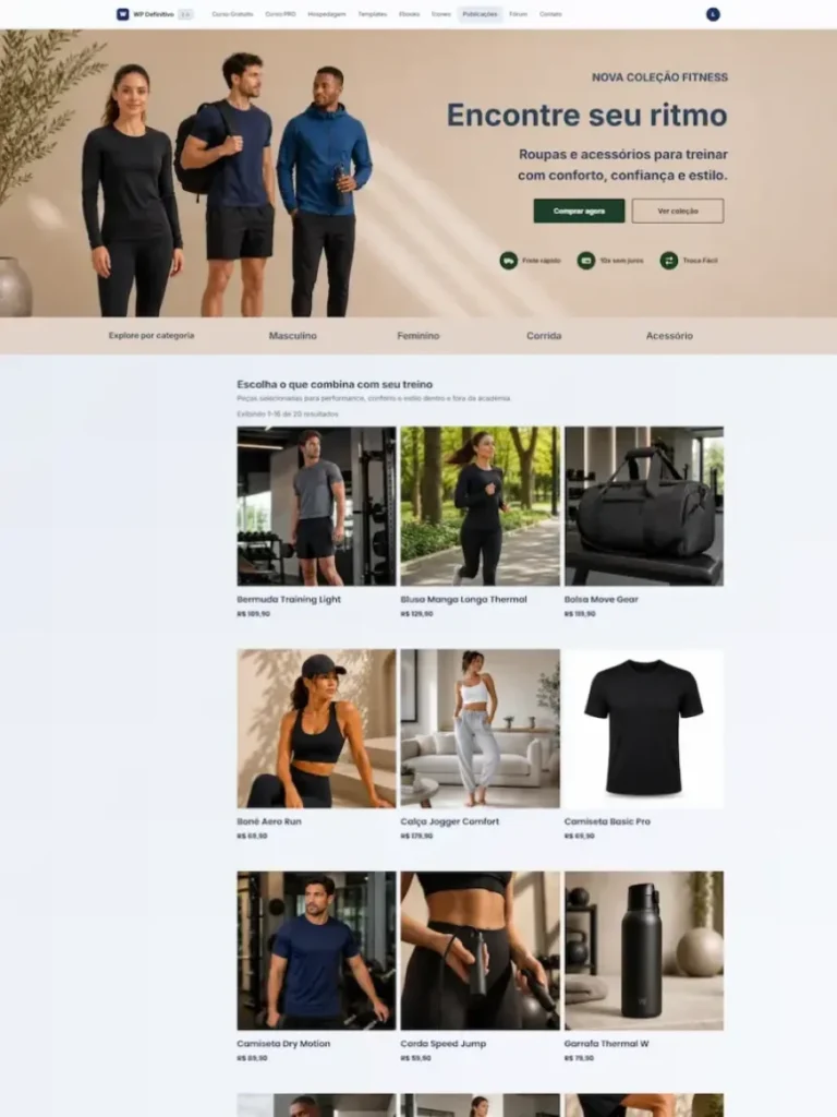 Shop - Loja Virtual Woodef – Capa