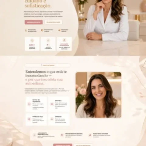 Landing Page - Clínica de Estética V1 – Capa