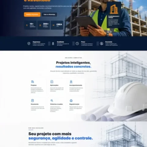 Landing Page - Engenheiro Civil V1 – Capa