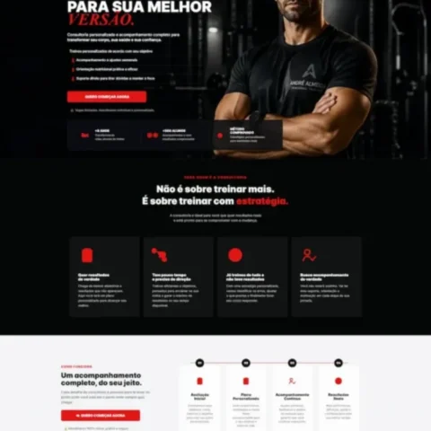 Landing Page - Personal Trainer V1 – Capa