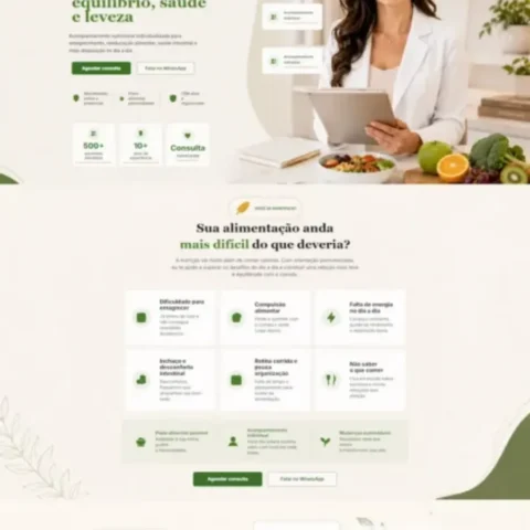 Landing Page - Nutricionista V1 – Capa