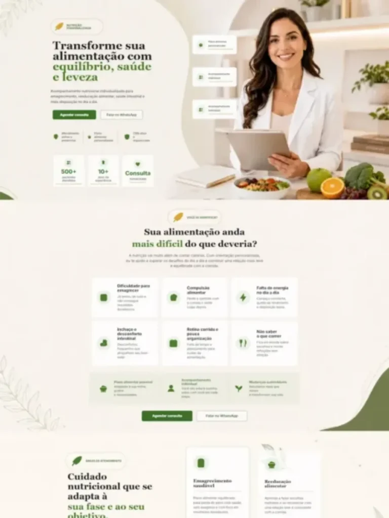 Landing Page - Nutricionista V1 – Capa