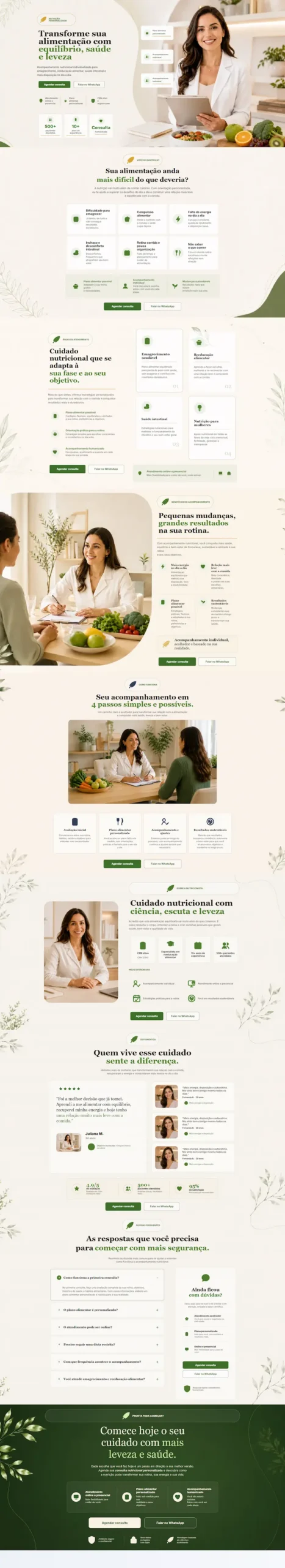 Landing Page - Nutricionista V1